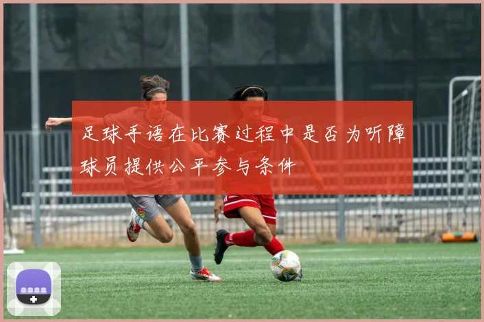足球手语在比赛过程中是否为听障球员提供公平参与条件